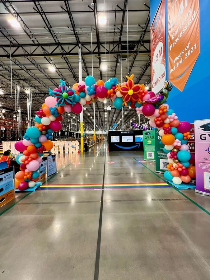 Balloon arch by AZ Party Mart