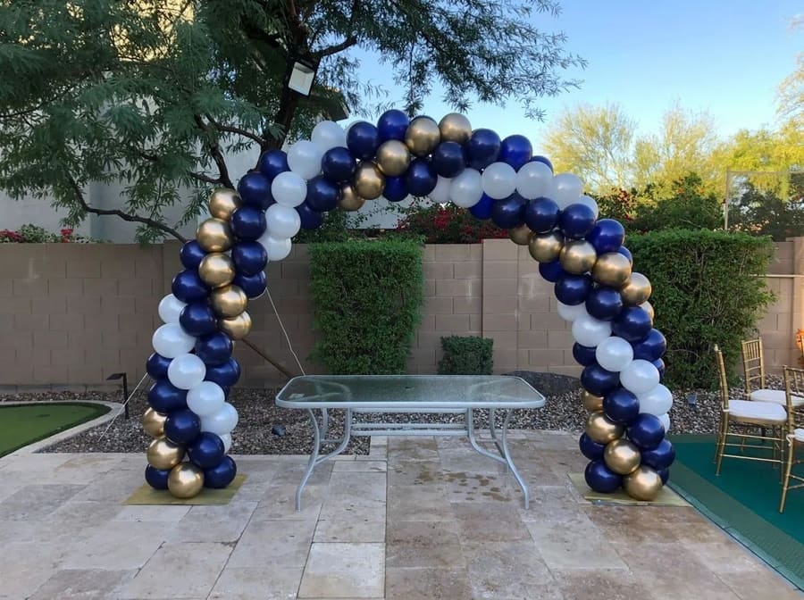Balloon arch by AZ Party Mart