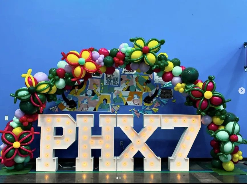 Balloon arch by AZ Party Mart