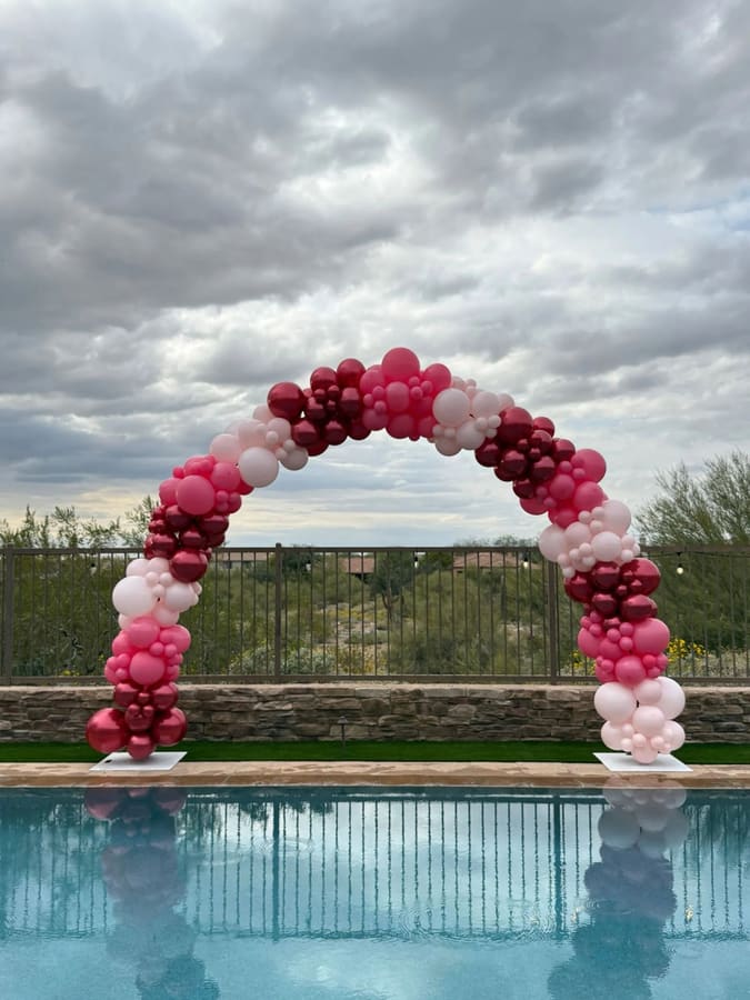 Balloon arch by AZ Party Mart