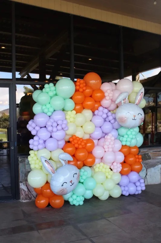Balloon wall by AZ Party Mart