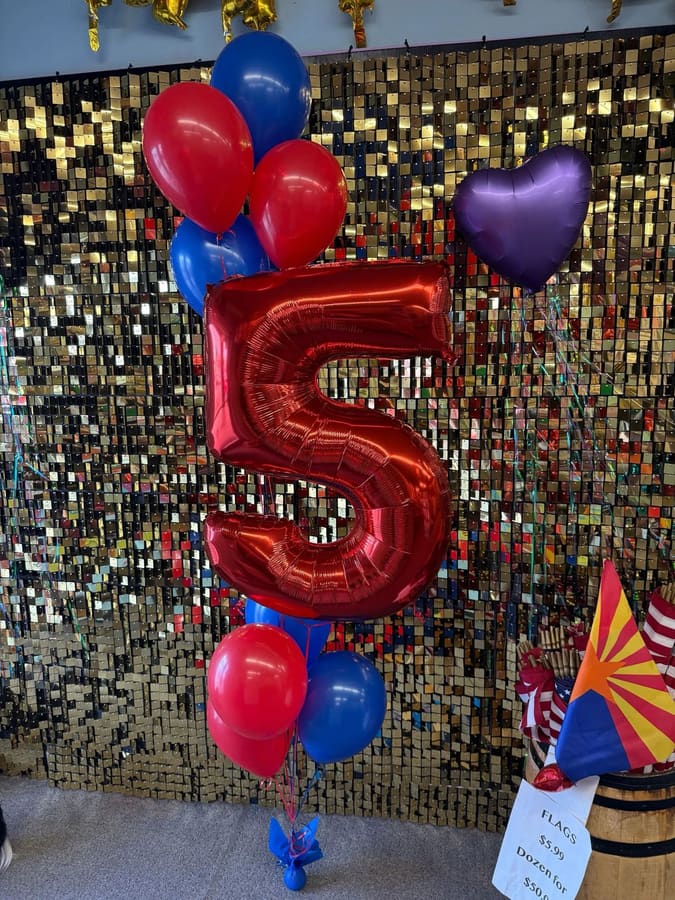 Balloon bouquet by AZ Party Mart