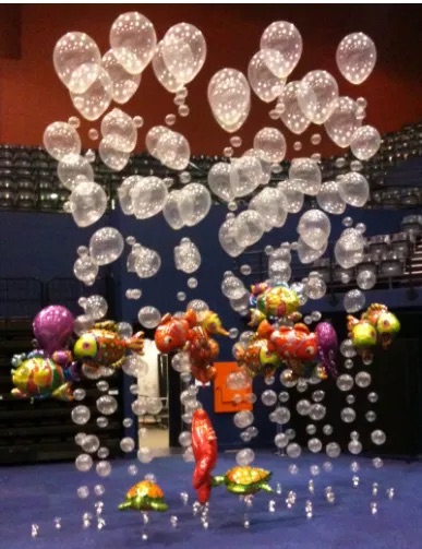 Bubble strings custom balloon design by AZ Party Mart