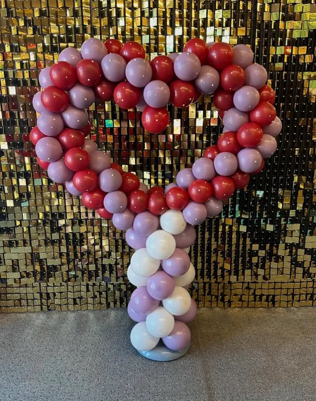 Heart balloon feature by AZ Party Mart