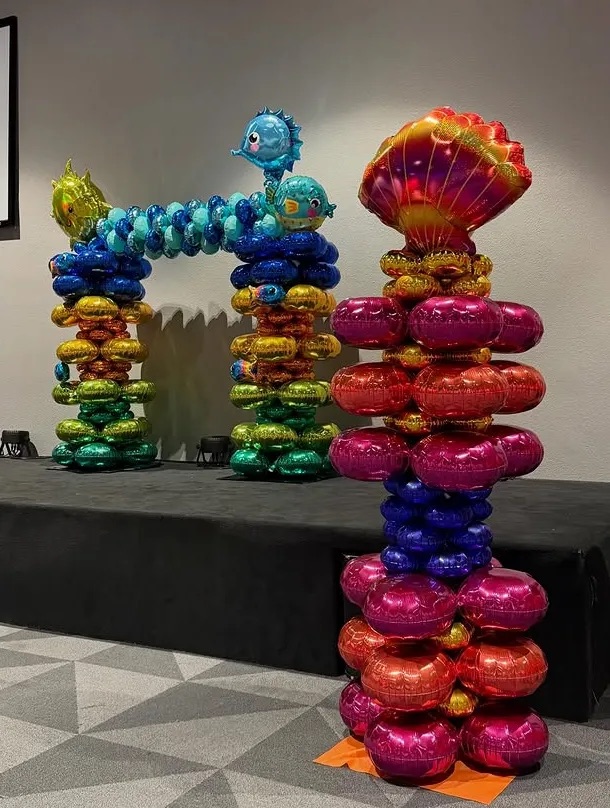 Magic mylar balloon feature by AZ Party Mart